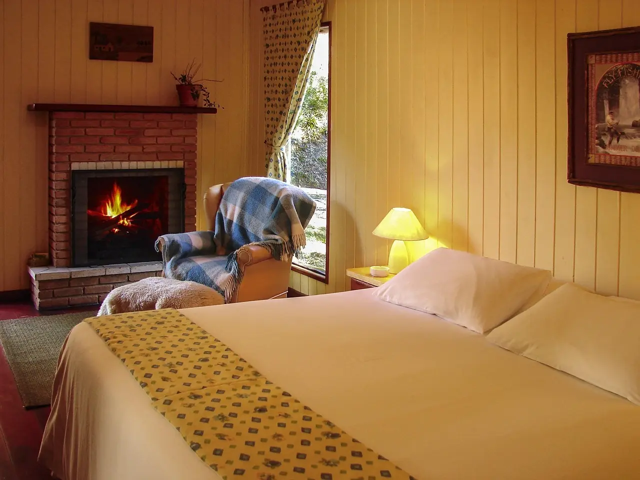 Hyggeligt soveværelse